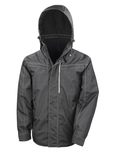 R-R326X-Denim Texture Rugged Jacket